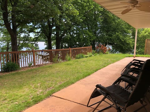 View from the back patio