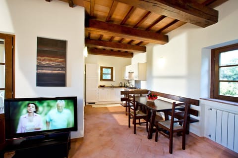 Kitchen with table for 7