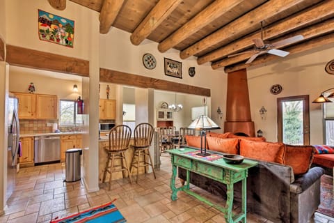 Sante Fe Vacation Rental | 3BR | 2BA | 1,300 Sq Ft | Stairs to Access