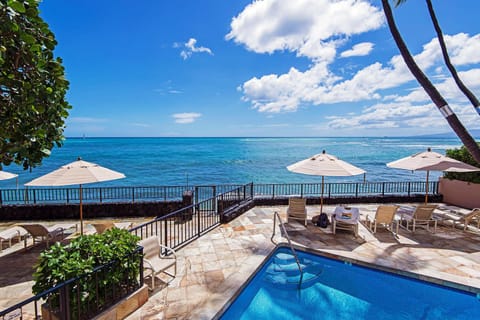 Oceanfront pool with panoramic views—ideal for a dip after a beach walk or surf session.
