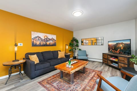 Butterscotch Suite | Living Room with 50" Smart TV