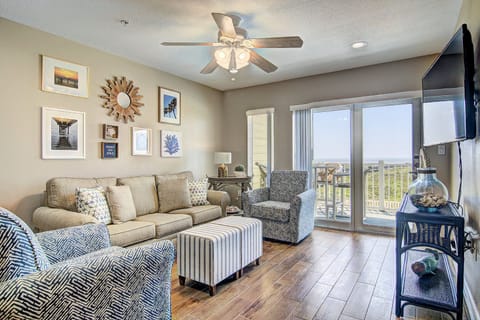 Living room with ocean view