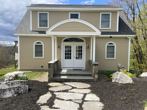Front entrance of house