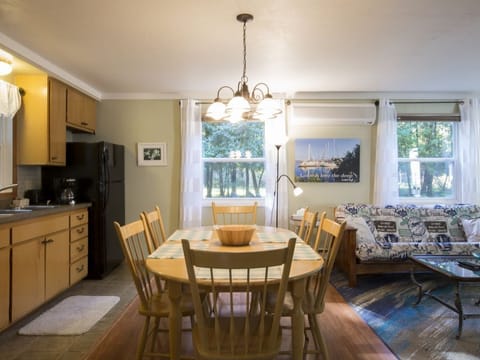 Dining and Kitchen with view to the south.