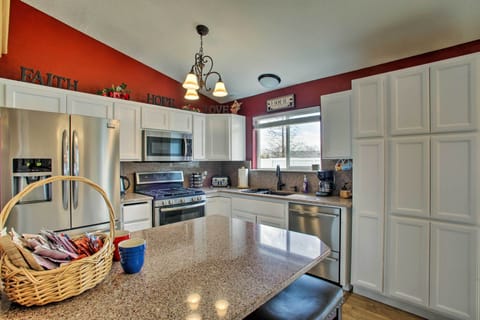 Saddle up to the bar counter for tasty refreshments.