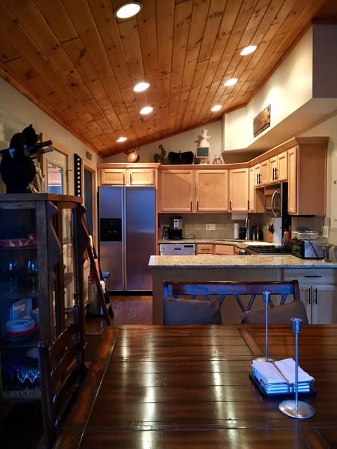 Kitchen with gas stove and oven 