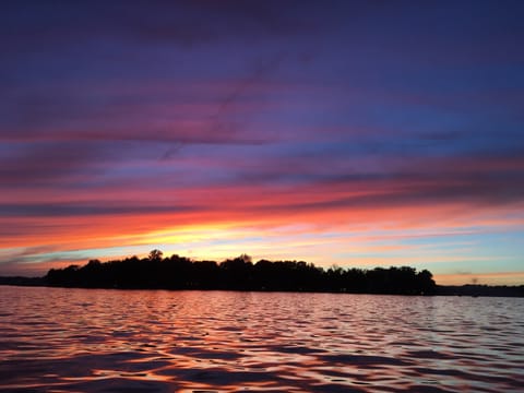 Sunset at Paw Paw Lake!