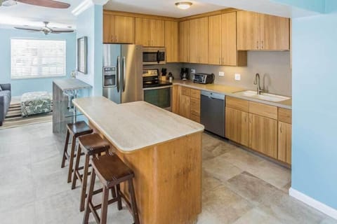 Fully stocked kitchen