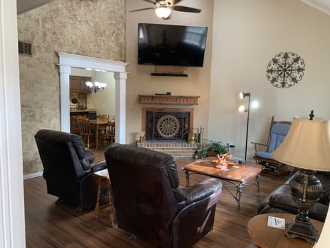 Living room is just what you need to kick back and relax or enjoy family time!! 