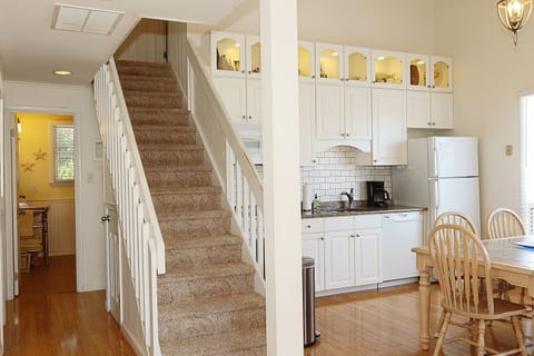 Open Kitchen and stairs to Master bedroom