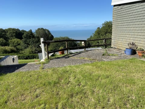 Wonderful view from the communal level garden next to the adjacent chalet
