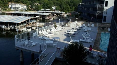 Newly renovated pool deck