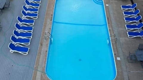 Newly renovated pool deck
