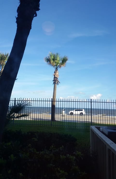 View of Gulf of Mexico from bedroom window
