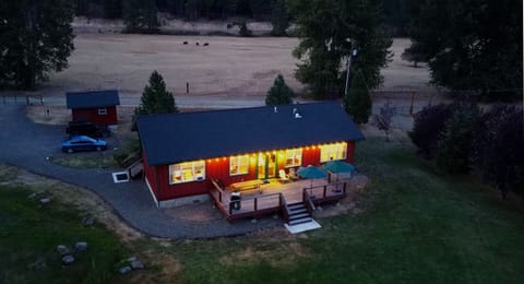 River side of the home. 