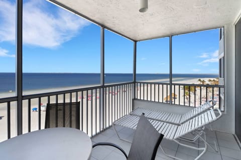 Enjoy a relaxing meal, your morning coffee, or an evening drink on your private balcony overlooking the Gulf.