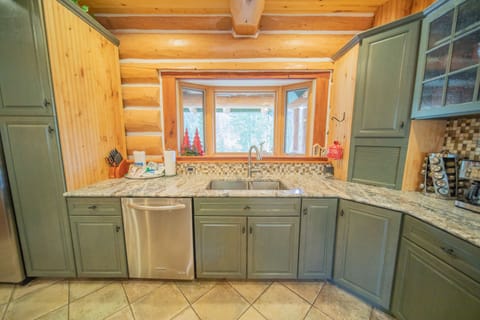 Grand Lodge Kitchen with Views from the Sink