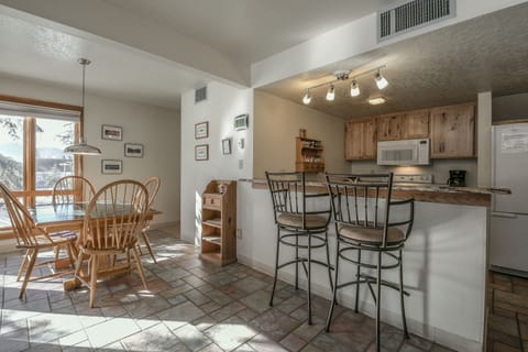 Kitchen with a breakfast bar