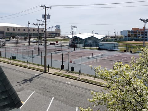 view of Fox Park, Convention Center, and ocean. 