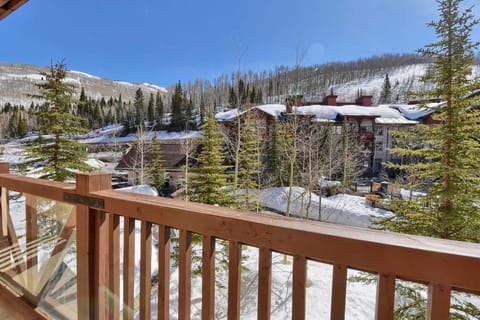 Enjoy the view of the Great Outdoors from your private balcony.