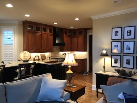 Visit with family and friends with the open floor plan! 