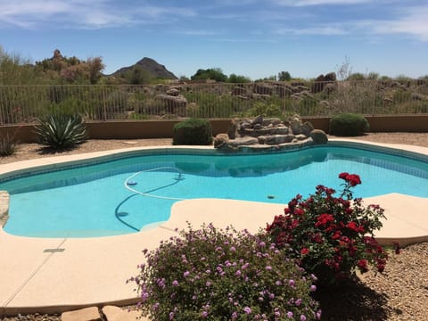 Sparkling Heated Pool w/ Waterfall and Gorgeous Views.