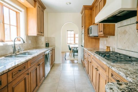 Formal dining room on the other side of kitchen.