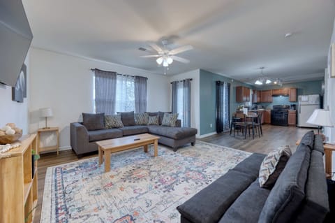 Open concept living area