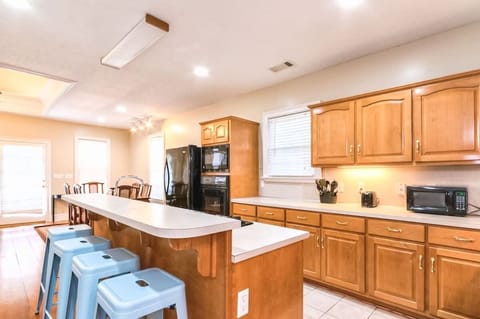 Fully stocked kitchen
