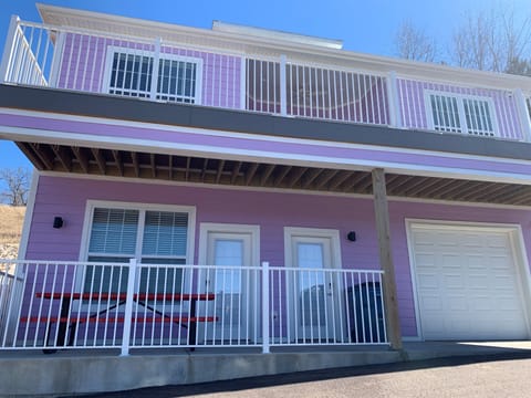 Front or main entrance. Garage used for golf carts only