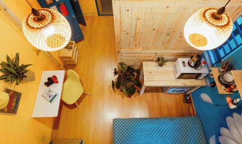 Wooden House With Garden In City