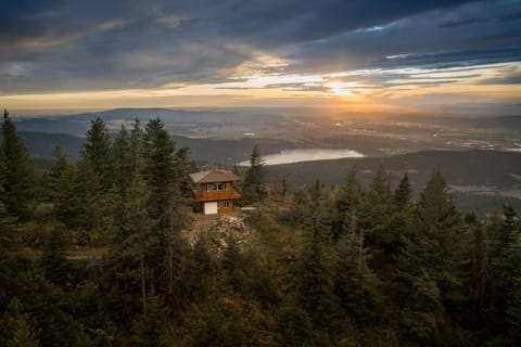 Liberty Lake WA. at sunset.