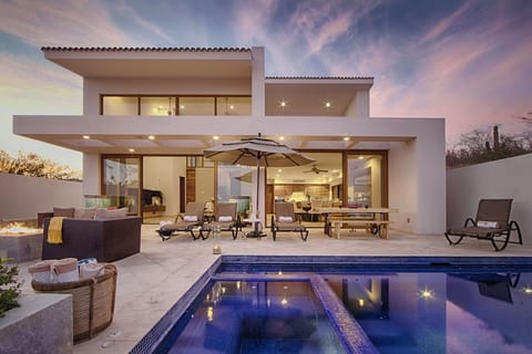 Sunset by the Pool
