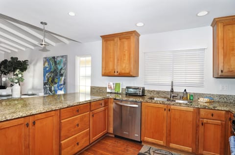 The Large Kitchen is Great for Families that Cook Together