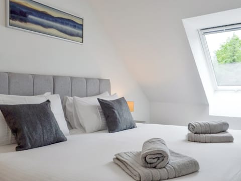Airy double bedroom | Ramerish Retreat, Laurieston, near Gatehouse of Fleet