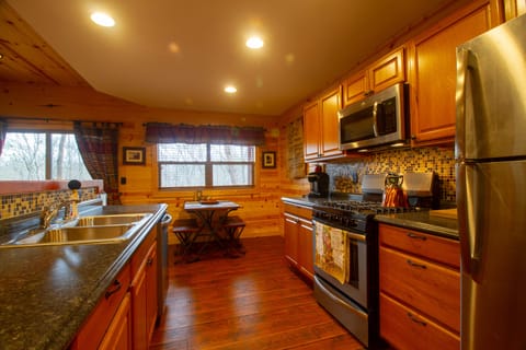 Fully stocked kitchen