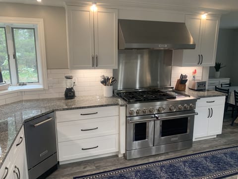 48 inch commercial stove with 8 burners and built in ice maker 