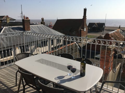 New Roof Terrace for 2019 with safety railings.