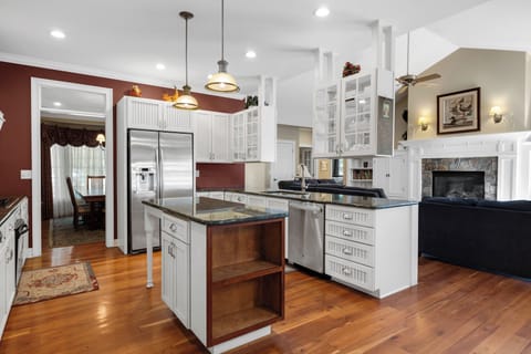 Fully stocked kitchen