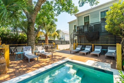 Newly added: a private saltwater plunge pool - your backyard escape in the heart of Charleston.