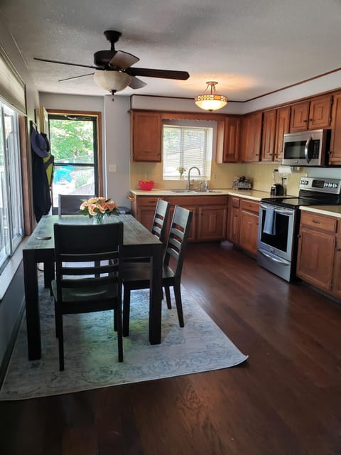 Open kitchen for all to enjoy