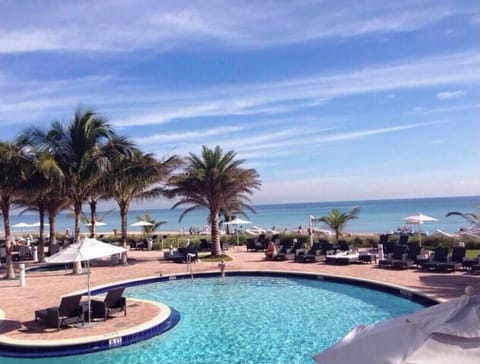 Beach level Main pool Unobstructed Sunrise to sunset sunlight 