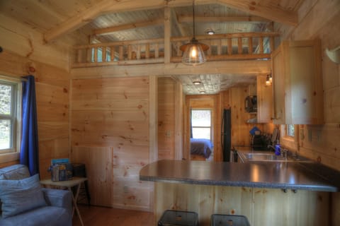 Kids love the sleeping loft and moms love the breakfast bar.