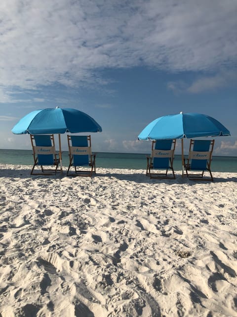 Free Beach Service for 4. 