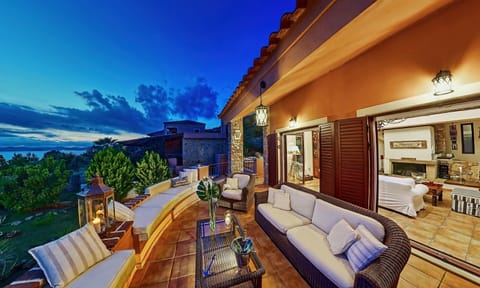 Balcony and living room