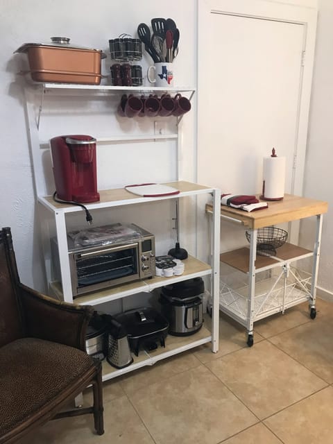 More kitchen counter space. See the Emeril 360 oven? Right, that cool one on TV!