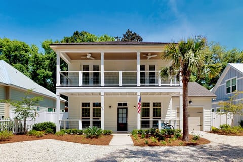 Rocking Chair Front Porch, New Construction Coastal Cottage as Seen on HGTV!