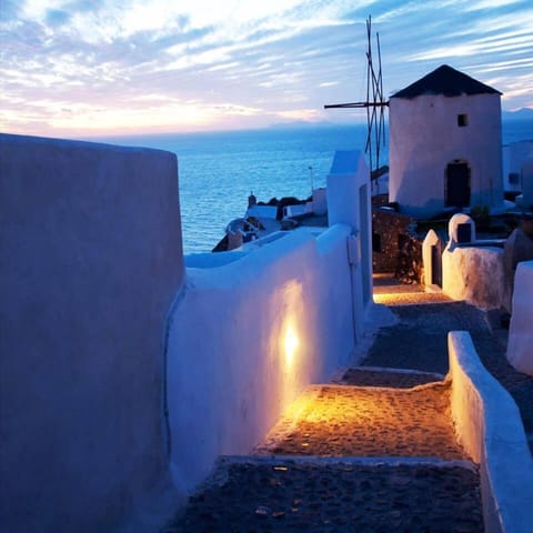 Windmill After the Sunset