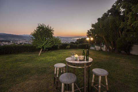 Panoramic view from the garden