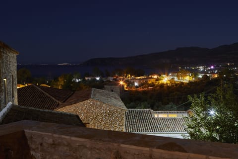 Spectacular view from castle's terrace